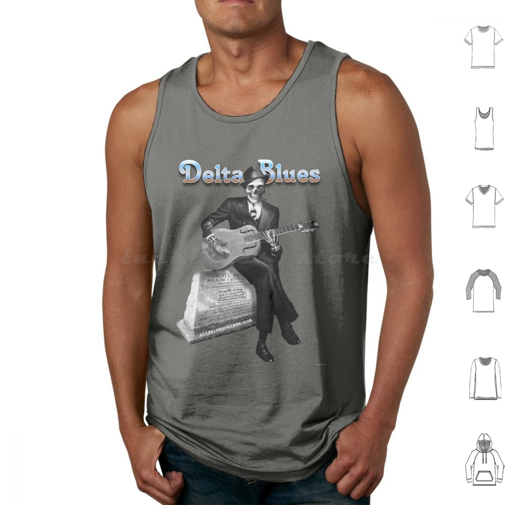 Dobro Resonator Guitar - Delta Blues Ghost Camisetas sin mangas