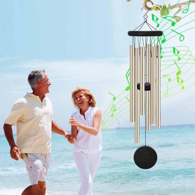 Wind Chime Tubular - Campana de Viento de Madera Roja