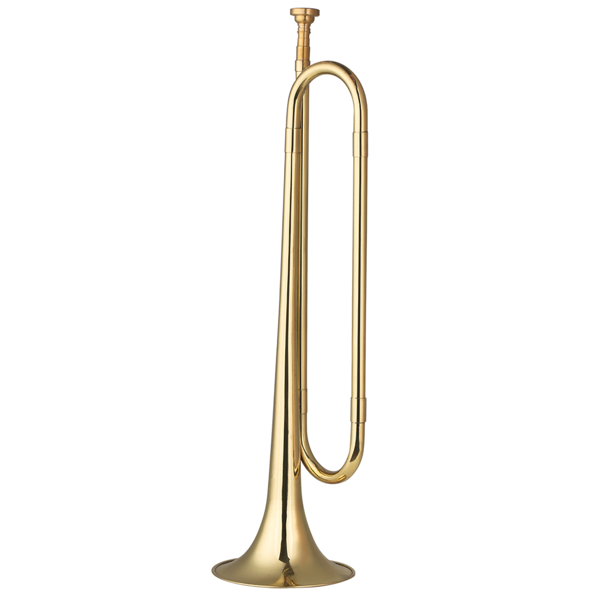 Musical Instrument Cornet - Trompeta de caballería chapada en oro