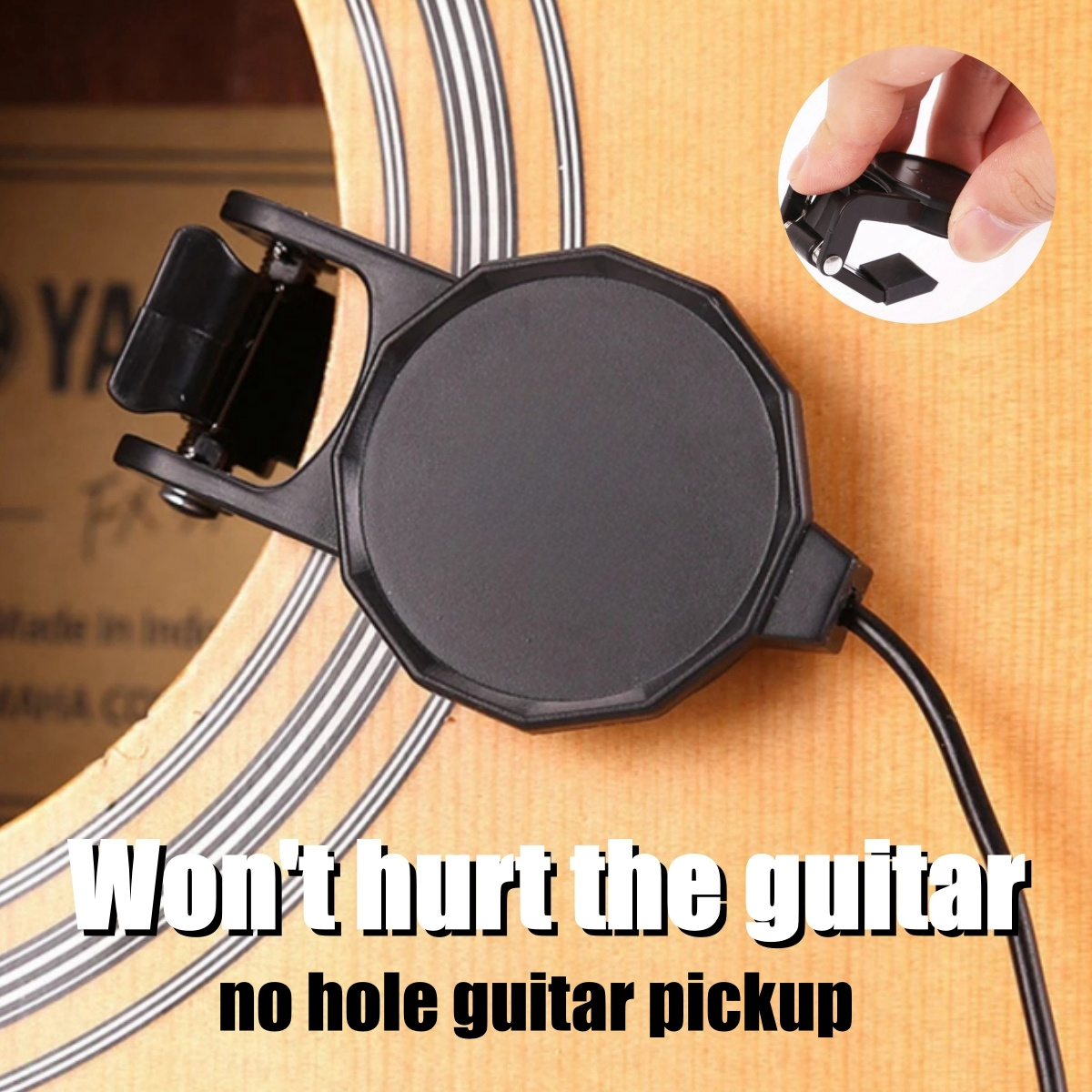 Musical Instrument Note - Pastilla con Clip para conector de