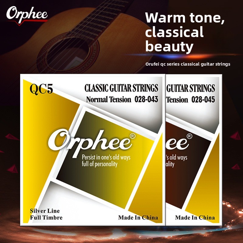 Classical Guitar Nylon - Accesorios para guitarra, cuerdas Orphee, cuerdas
