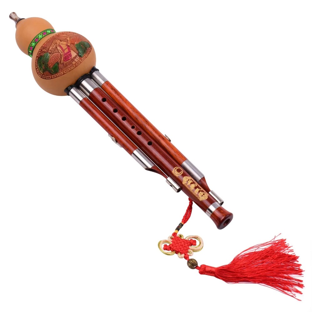 Musical Instrument Of - Flauta de calabaza Hulusi de 3