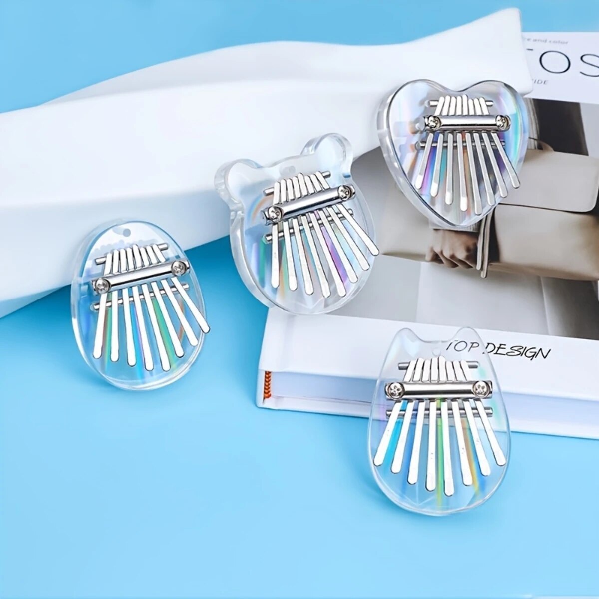 Musical Instrument Kalimba - Miwayer 8 teclas Mini Kalimba Arco