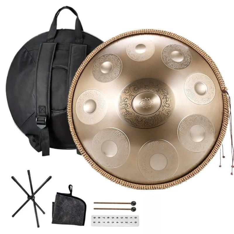 Musical Instrument Handpan - 18 pulgadas de acero inoxidable HandPan