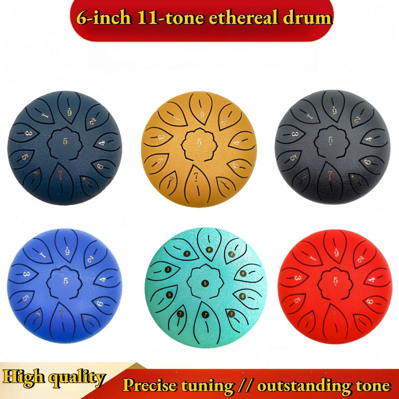 Musical Instrument With Hand - Tambor Etéreo de 6 Pulgadas con
