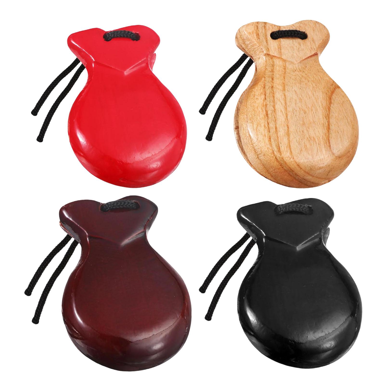 Castanet Flamenco - 2 Castañuelas Españolas de Madera con