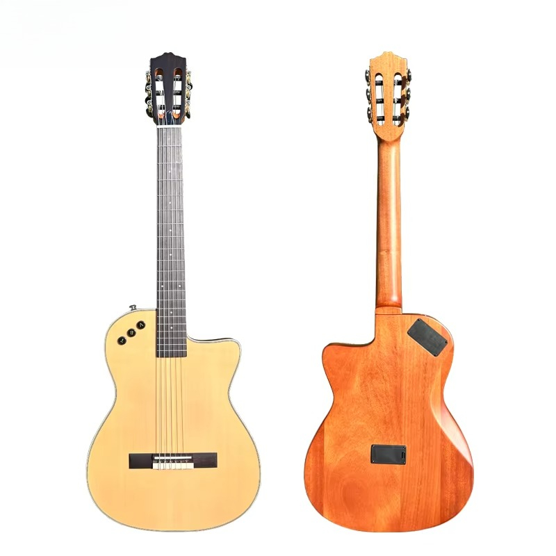 Classical Guitar Nylon - Guitarra Clásica Eléctrica Aiersi Slimline, Cuerpo