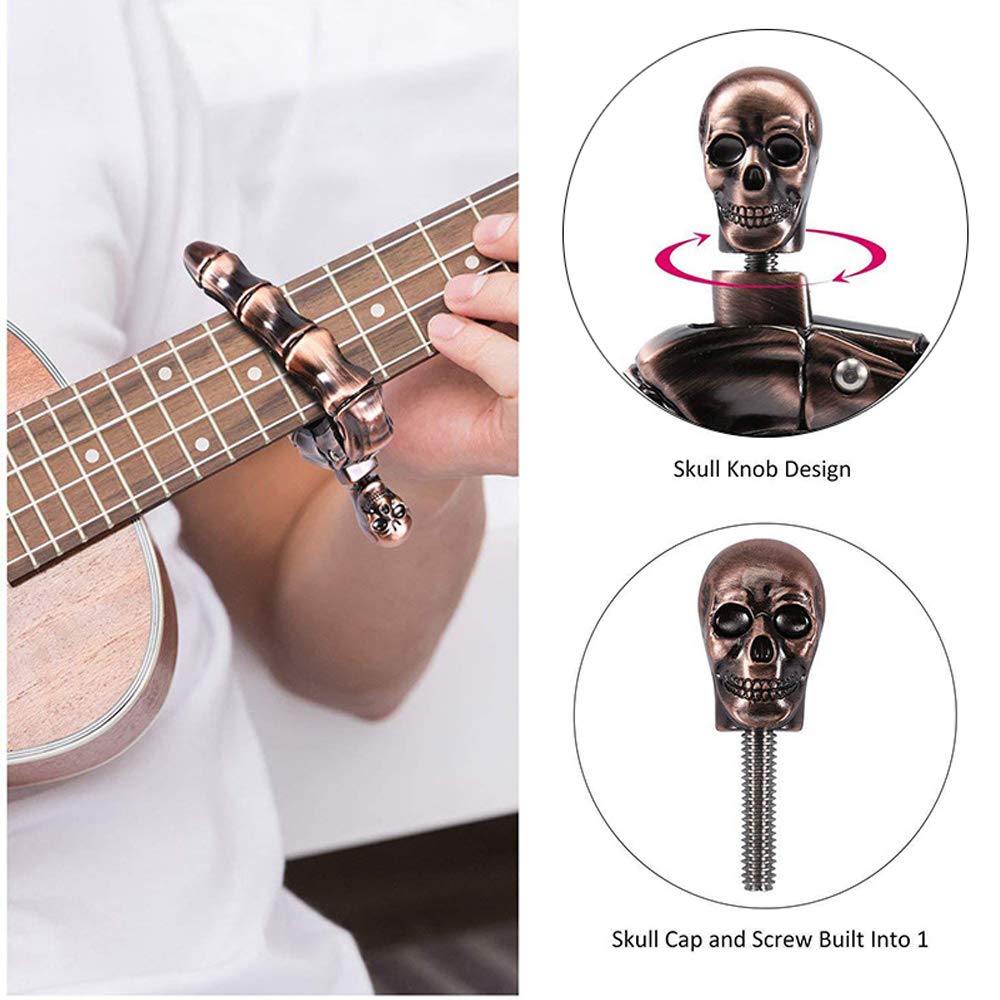 Capo de guitarra con diseño de - Musical Instrument Note reseña y precio