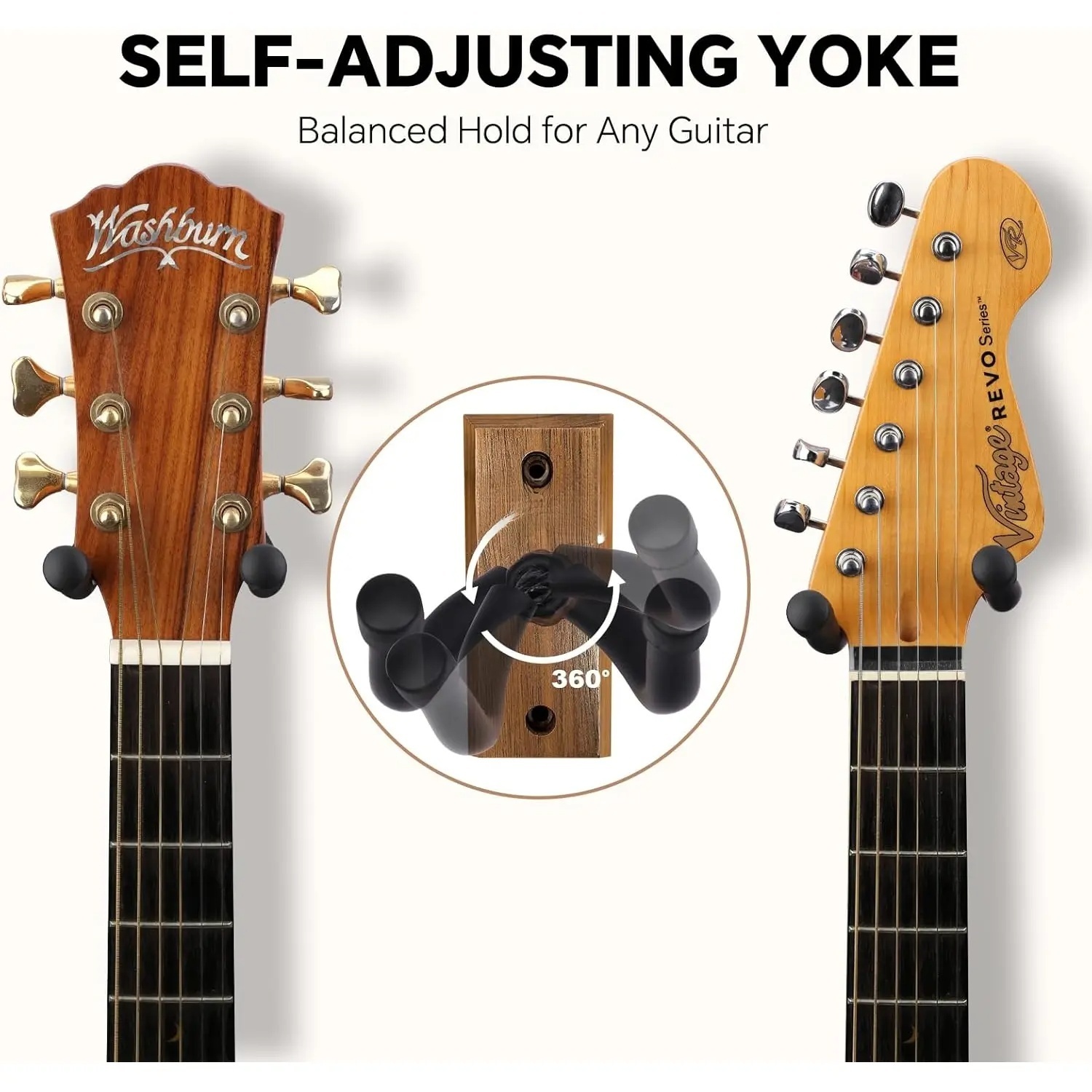 Soporte de pared para guitarra - Musical Instrument Note reseña y precio