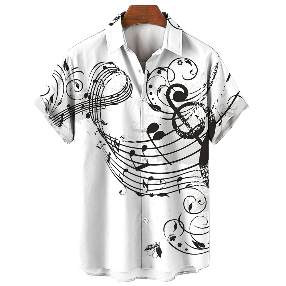 Nueva Camisa de Hombre 2026, C - Musical Instrument Symbols reseña y precio