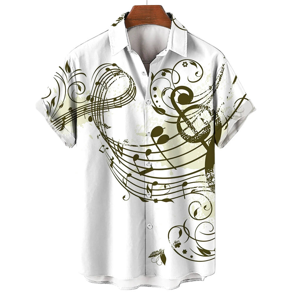 Nueva Camisa de Hombre 2026, C - Musical Instrument Symbols reseña y precio