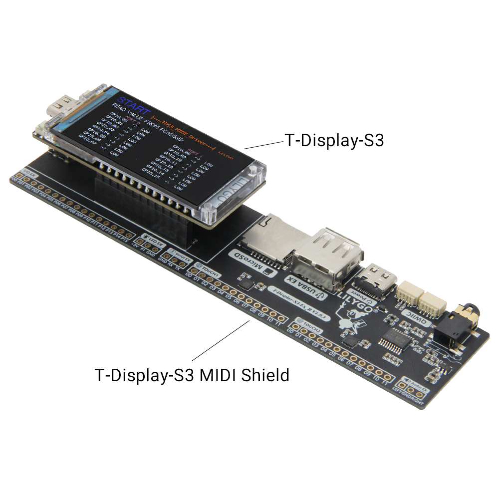Placa de Desarrollo T-Display- - Musical Instrument Digital Interface (Midi) reseña y precio