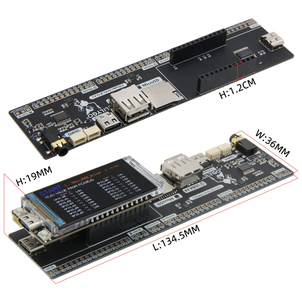 Placa de Desarrollo T-Display- - Musical Instrument Digital Interface (Midi) reseña y precio