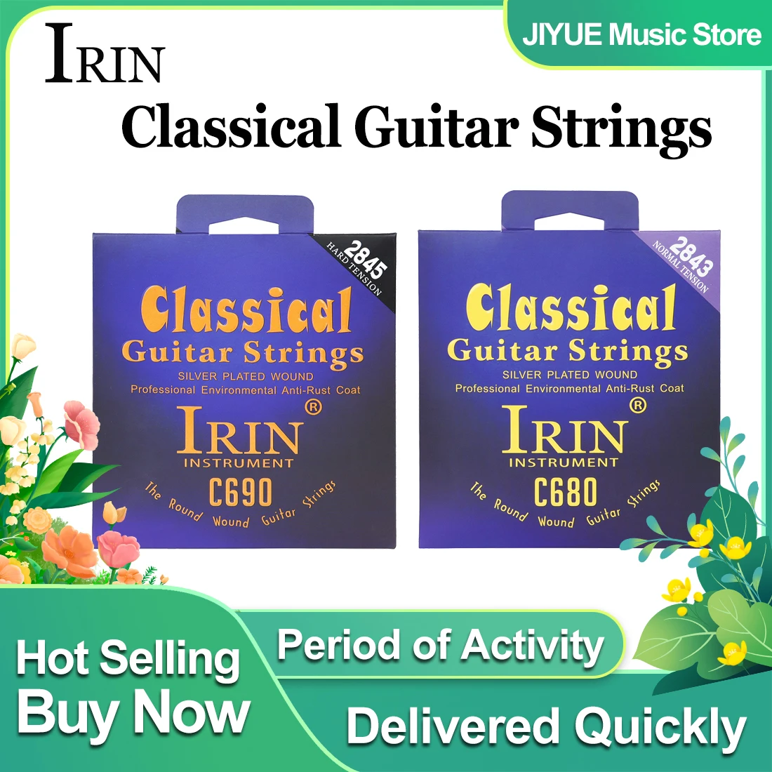 Cuerdas de guitarra clásica IR - Classical Guitar Nylon reseña y precio