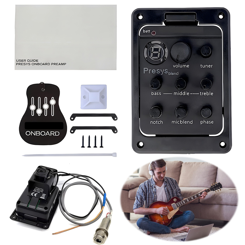 Para Fishman Presys Blend 301: - Dobro Resonator Guitar reseña y precio