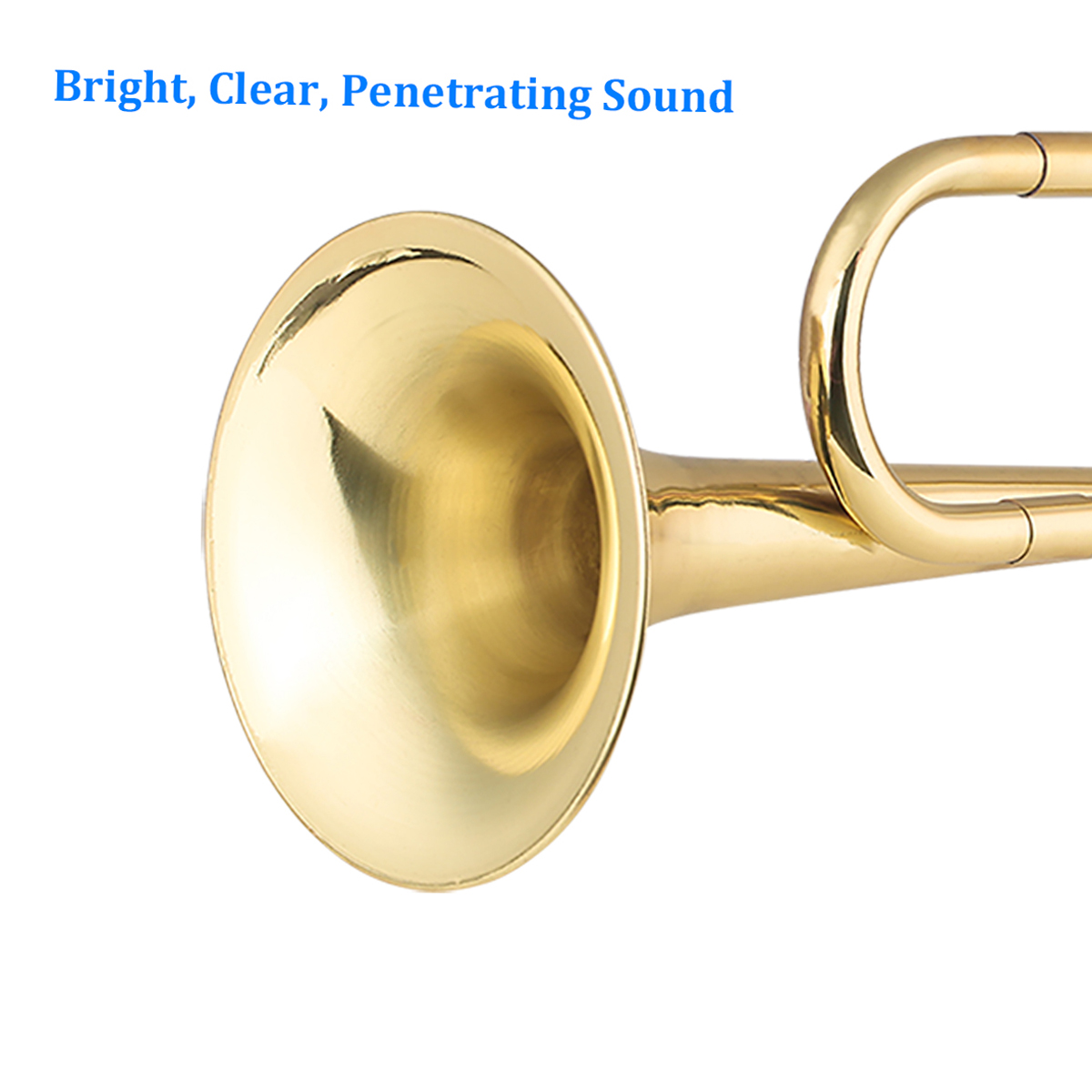 Trompeta de caballería chapada - Musical Instrument Cornet reseña y precio