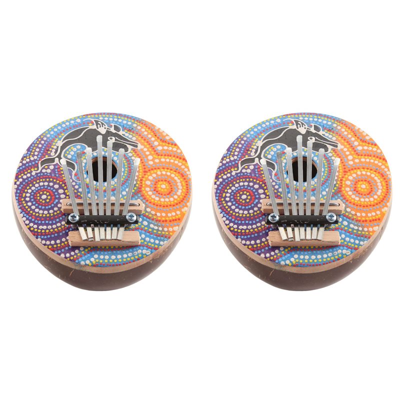 2X Kalimba Portátil de 7 Tecla - Musical Instrument Kalimba reseña y precio