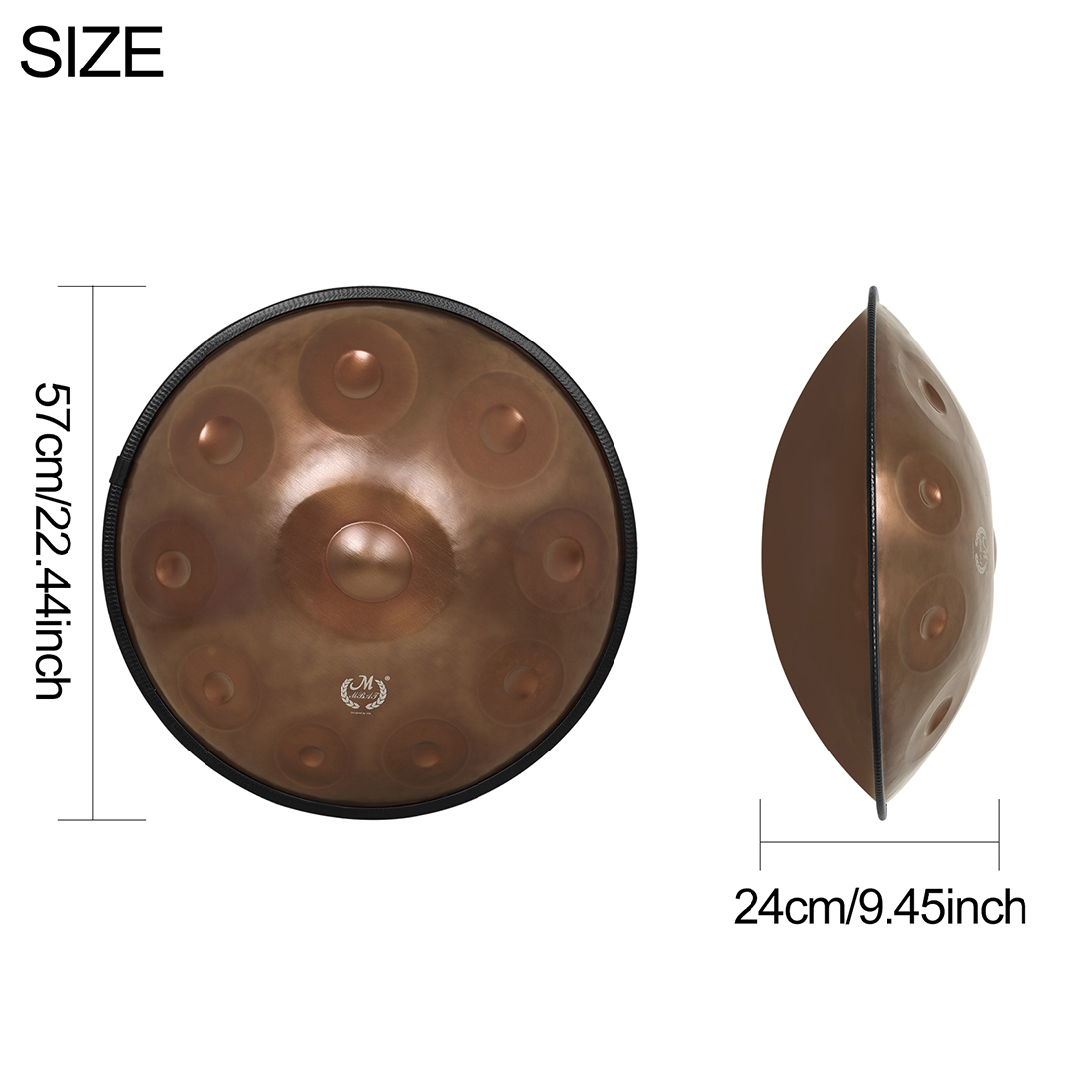 M MBAT Tambor Handpan de 22 pu - Musical Instrument Handpan reseña y precio