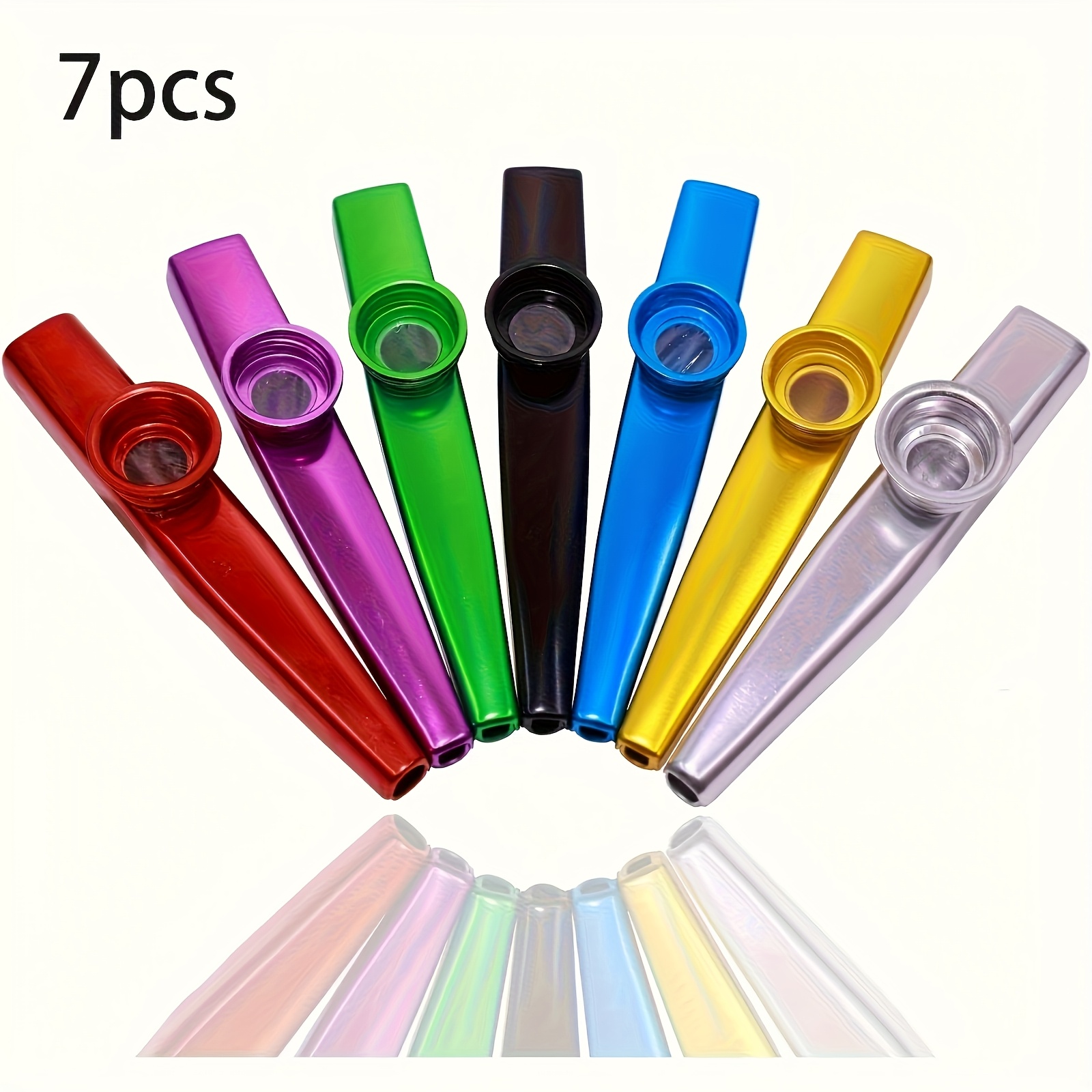 Kazoos de Metal de 7 Uds., Kaz - Musical Instrument Note reseña y precio