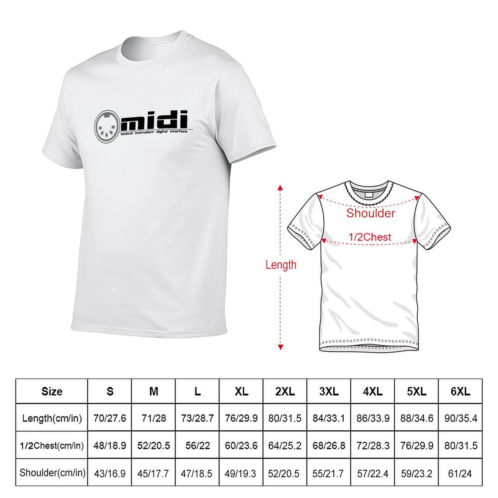 Camiseta MIDI - Interfaz Digit - Musical Instrument Digital Interface (Midi) reseña y precio