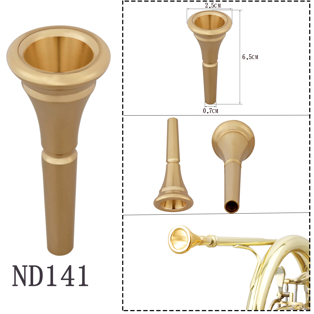 Boquilla de trompeta de instru - Musical Instrument Cornet reseña y precio