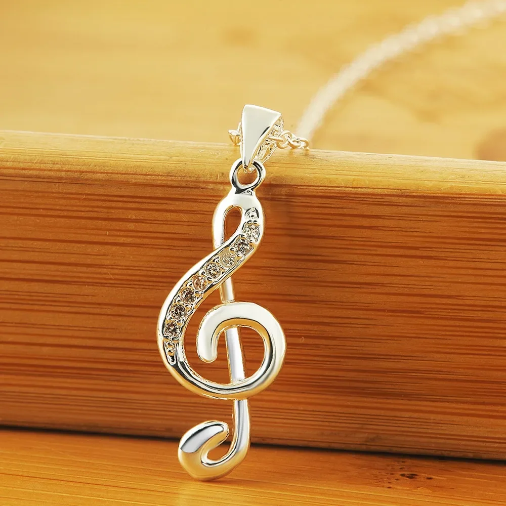 Collar con Colgante de Símbolo - Musical Instrument Symbols reseña y precio