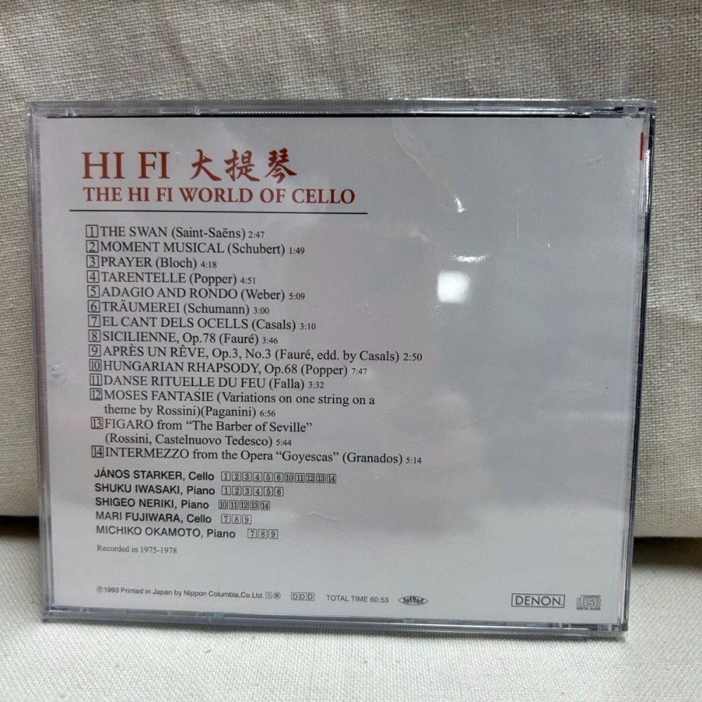 Denon HiFi Audiophile Cello El - Musical Instrument Of reseña y precio