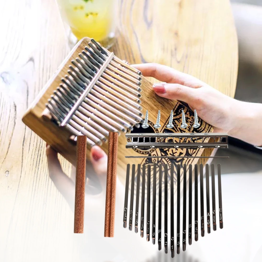DIY 17 tonos Kalimba llaves ju - Musical Instrument Kalimba reseña y precio
