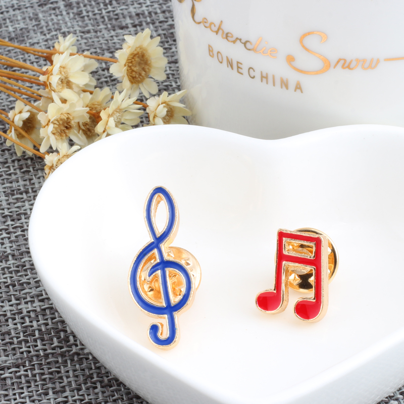 Alfileres esmaltados con símbo - Musical Instrument Symbols reseña y precio