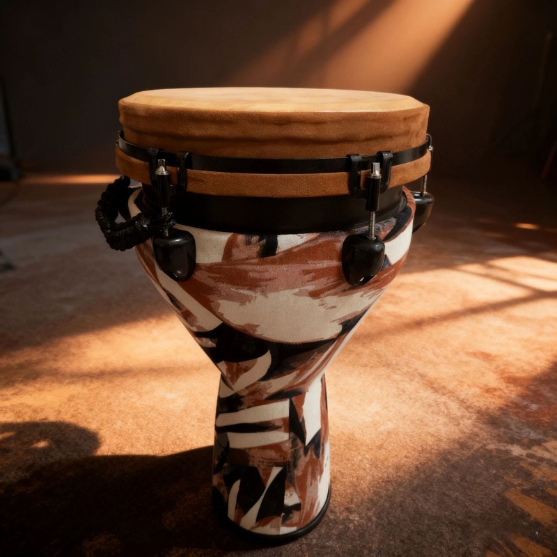 Nuevo tambor africano de 12 pu - Musical Instrument With Hand reseña y precio