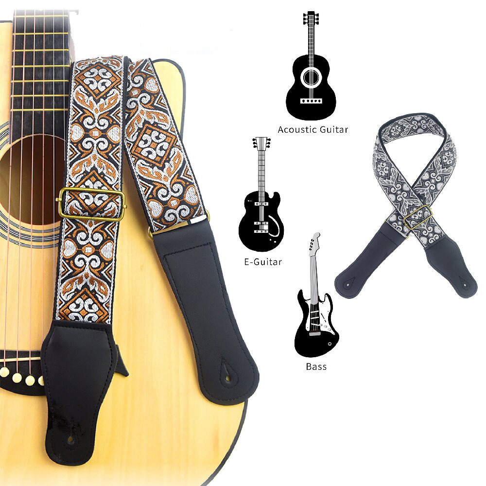 Correa de guitarra con estampa - Musical Instrument Note reseña y precio