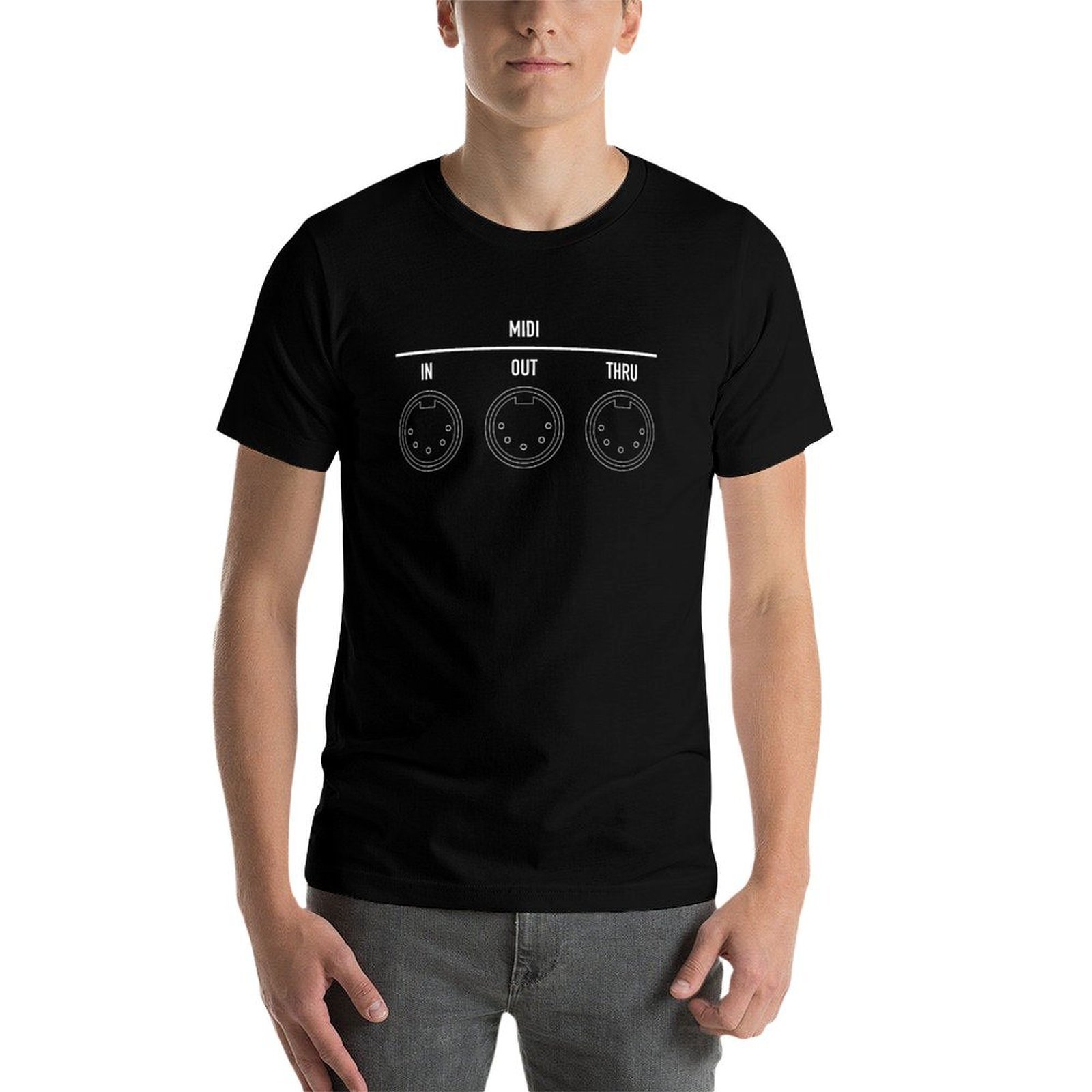 Camiseta blanca de talla grand - Musical Instrument Digital Interface (Midi) reseña y precio