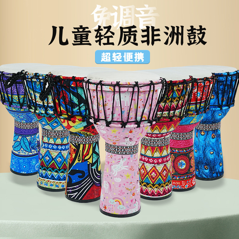 Tambor africano de PVC con pie - Musical Instrument With Hand reseña y precio