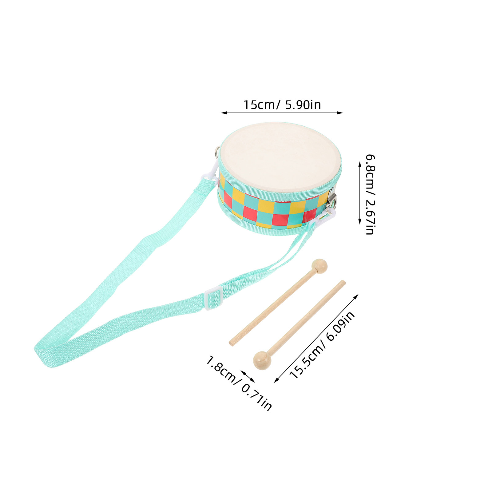 Tambor de mano de doble cara p - Musical Instrument With Hand reseña y precio