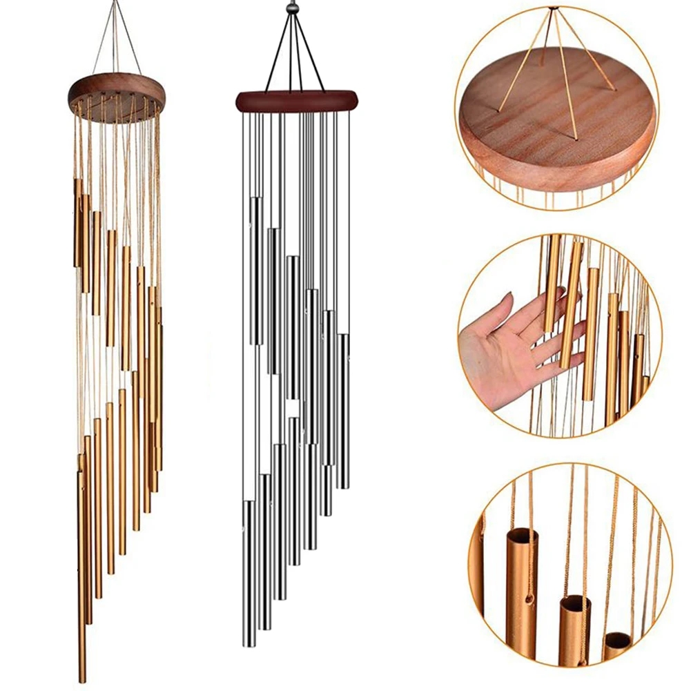 Campanas de viento de aleación - Wind Chime Tubular reseña y precio